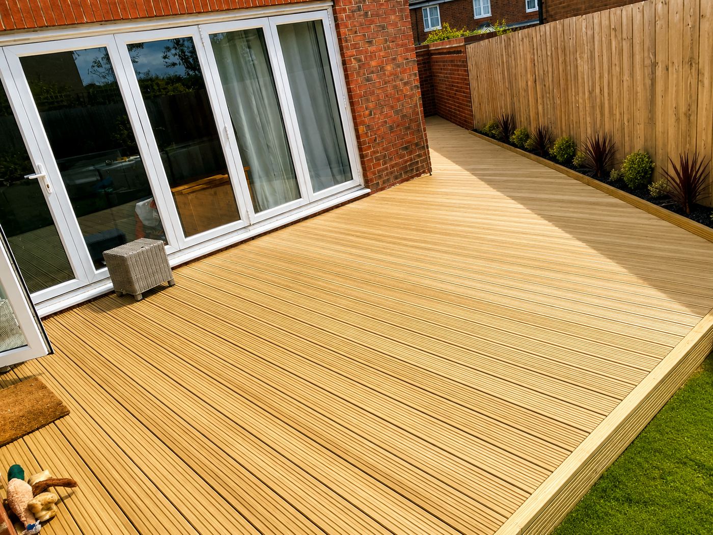 Composite Decking — recent project by SPR Trees & Landscapes in Worcestershire