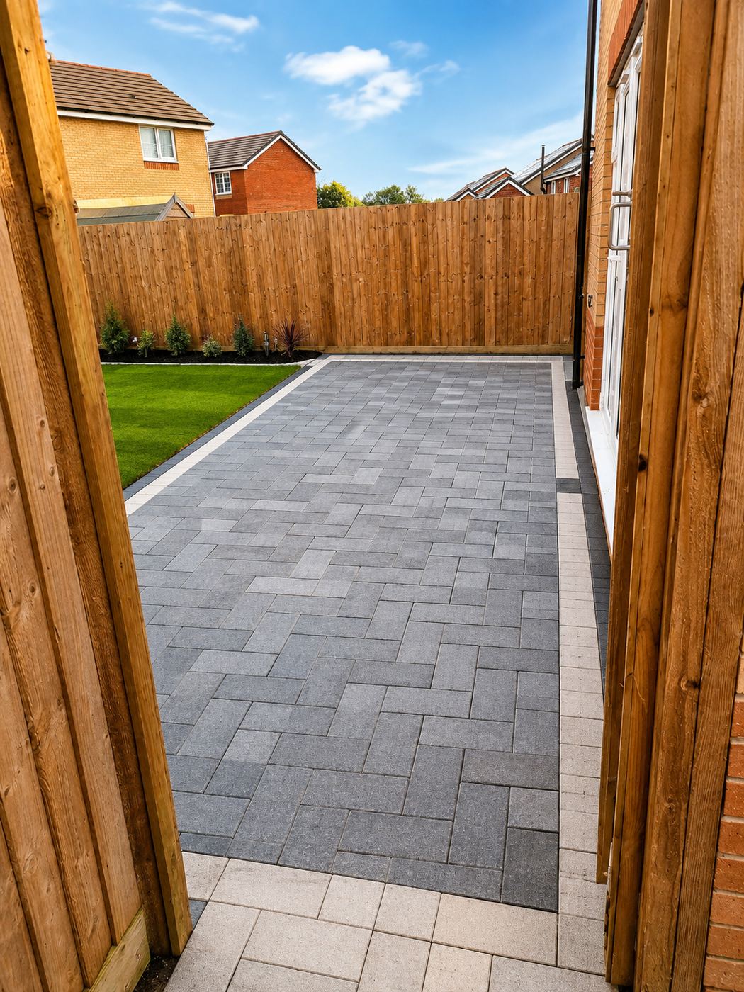 Patio Slabbing — recent project by SPR Trees & Landscapes in Worcestershire
