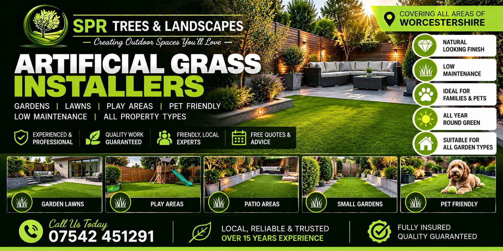 Artificial Grass Installers in Broadway by SPR Trees & Landscapes