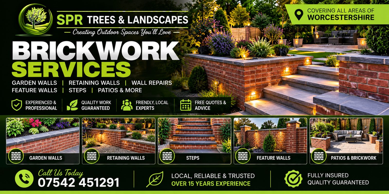 Brickwork Services in Alcester by SPR Trees & Landscapes