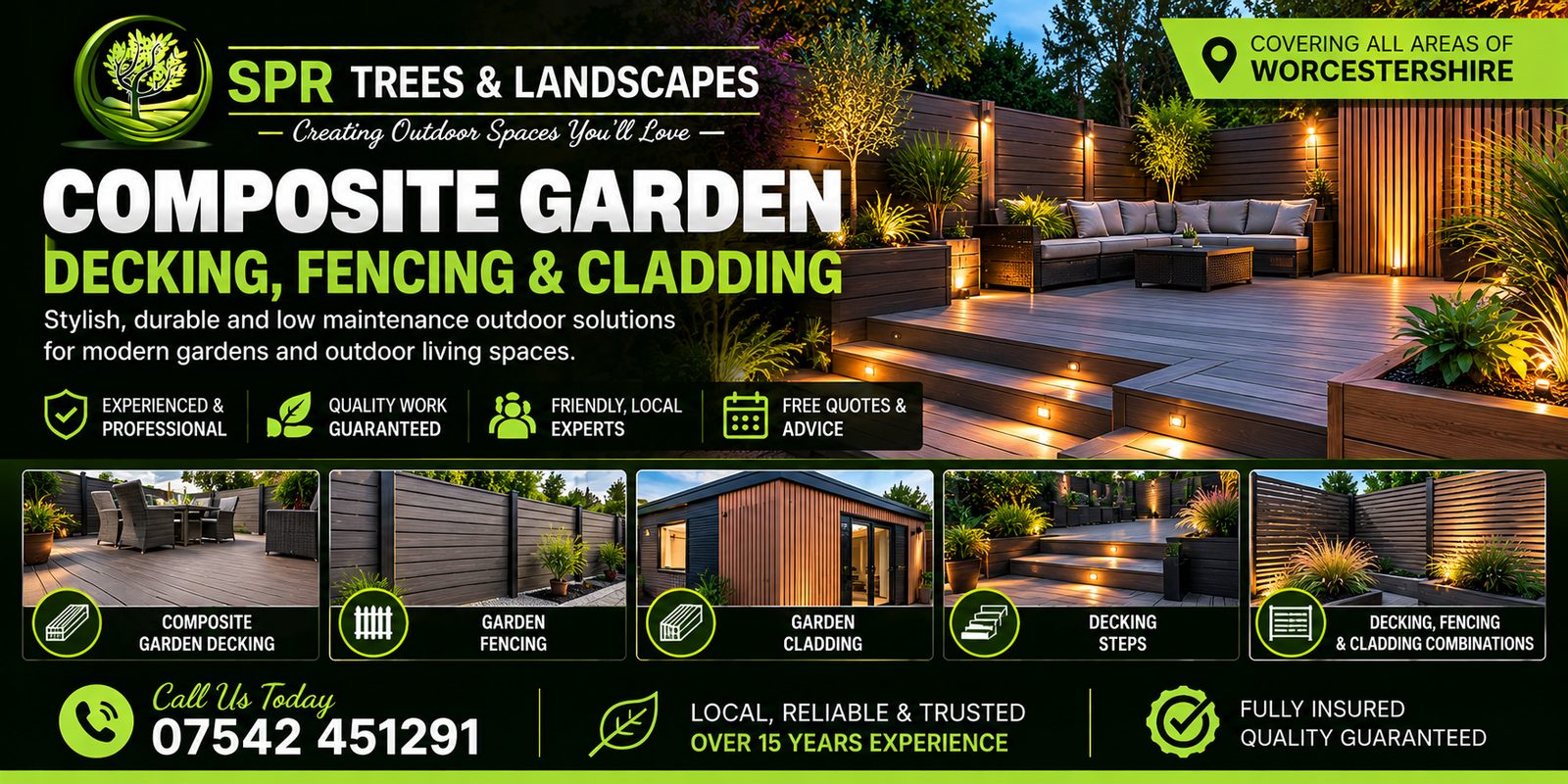 Composite Decking Installers in Bewdley by SPR Trees & Landscapes