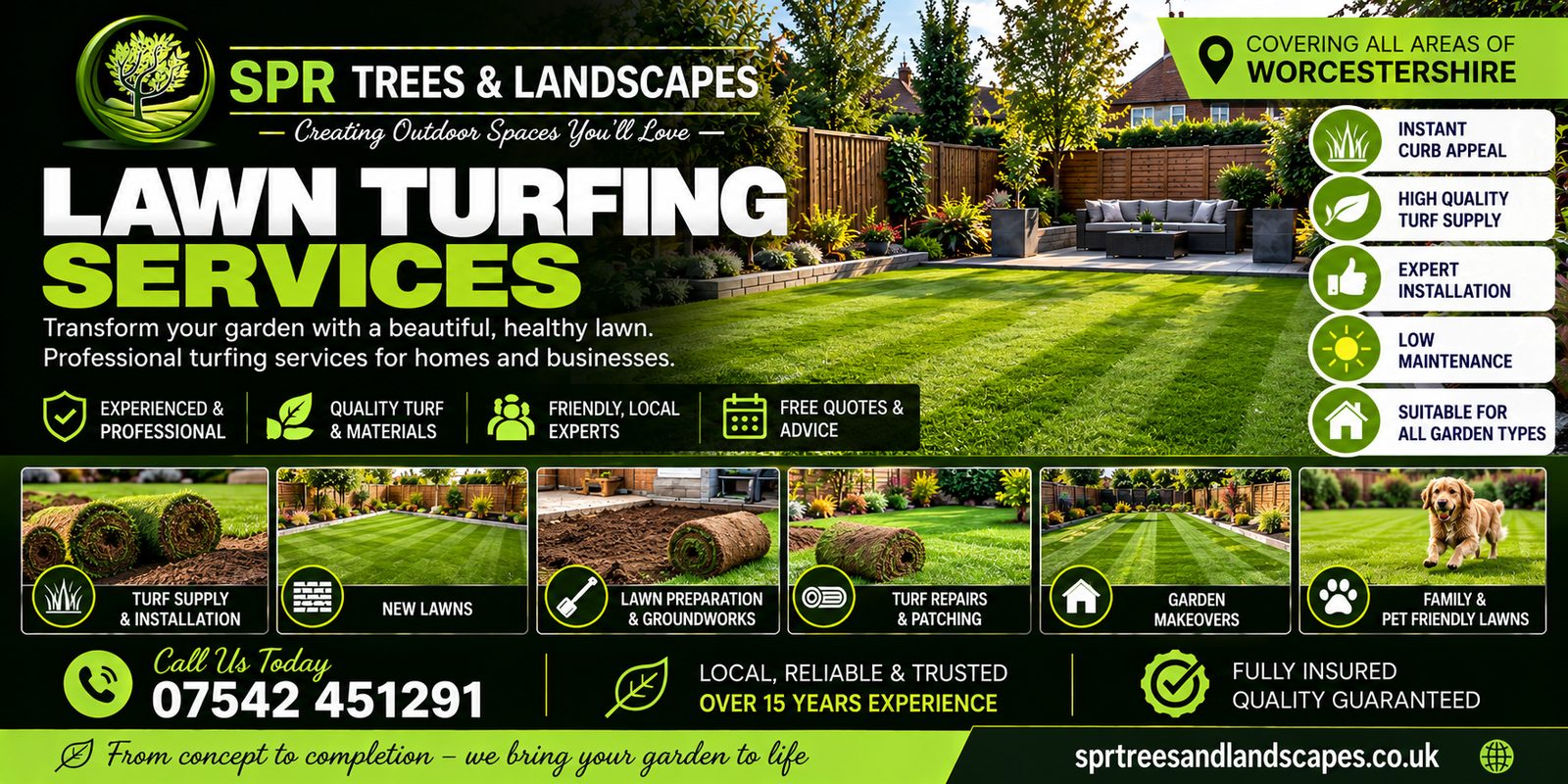 Turf Laying in Bewdley by SPR Trees & Landscapes