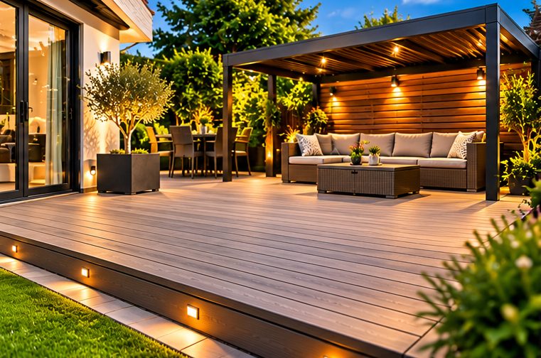 Composite decking installers illustration near Bewdley