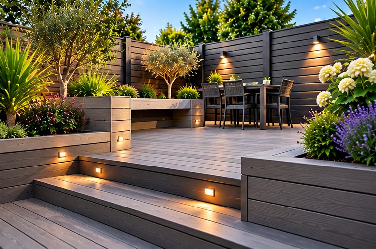 Composite decking installers illustration near Bewdley
