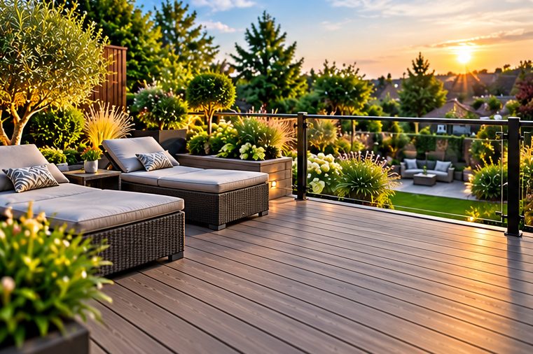 Composite decking installers illustration near Bewdley