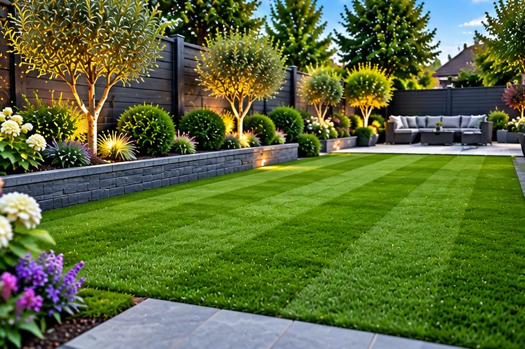 Lawn turfing illustration near Bewdley