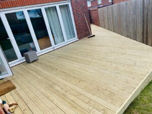 garden timber decking worcester