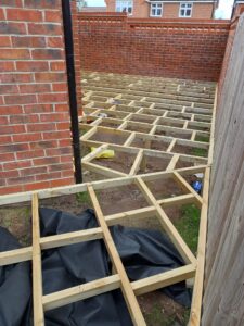 garden timber decking worcester