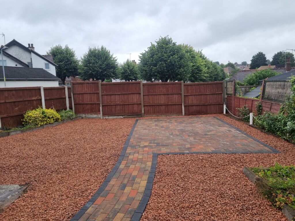 Landscaping to garden in Worcester