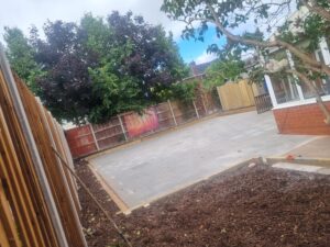 New Patio construction Droitwich Spa