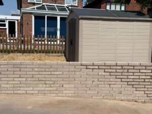 new garden wall Droitwich